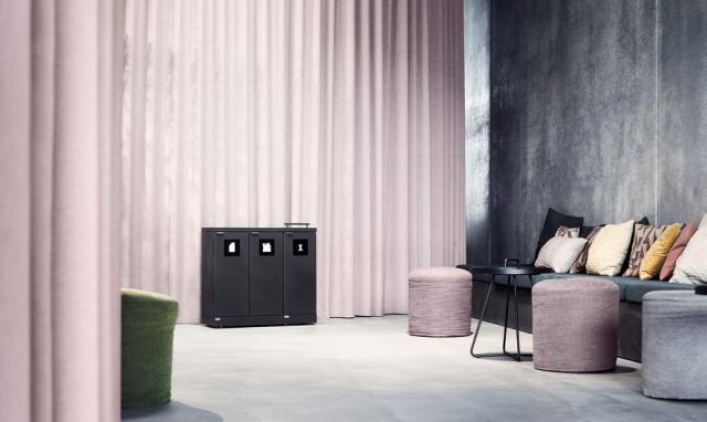 Bica recycling bins in a pretty room